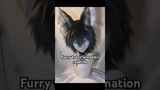 Furry transformation real life #furry #furries #therian #antizoo #cosplay #costume #fursuiters