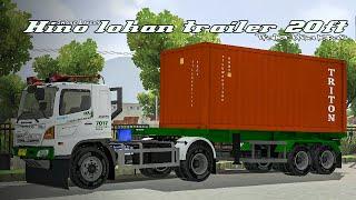 Share livery&PPL V2 || hino 500 lohan trailer kontainer 20ft pt. ppli