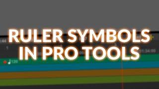 5 Symbols In The Pro Tools Rulers And What They Mean