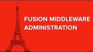 Oracle Fusion Middleware Admin Training : Day1 Topics (WebLogic , OHS, SOA, OBIEE, WebCenter, IAM)