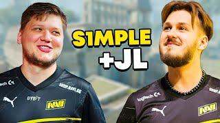 S1MPLE PLAYS FPL WITH NAVI JL!! (ENG SUBS) | CS2 FACEIT