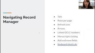 Getting Started with OCLC Worldshare Record Manager