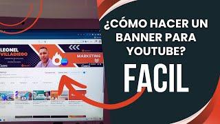 COMO HACER un BANNER para YouTube con CANVA [FÁCIL Y SENCILLO]