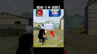 M249 X + Gadget  Best Weapon Combination | Fast Gloo Wall Destroy #srikantaff