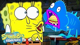 60 MINUTES in the Krusty Krab... at Night  | SpongeBob