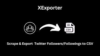 How to Scrape and Export Twitter Followers and Followings to CSV 2024