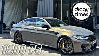 1200 PS BMW M5 F90 Competition | Acceleration from 0-100-100-200-200-250 Km/h