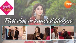 First vlog in Kundali Bhagya | Adrija Roy | #palki #palveer #shalki #kundalibhagya #balaji