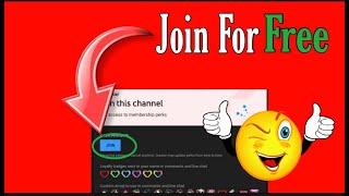 How to join YouTube channel membership for free | watch members only videos