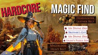 3.23 The Best Hardcore T16 Magic Find Build. DD Complete Guide.