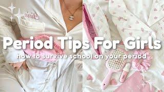 Tips To Survive School On Your Period 