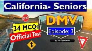 California DMV Senior Test 2024 Official Question Set 3