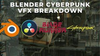 Cyberpunk Blender Scene Breakdown