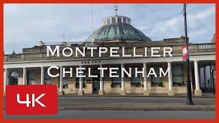 Montpellier Cheltenham a Spa town in Gloucestershire, England, with its Regency buildings.