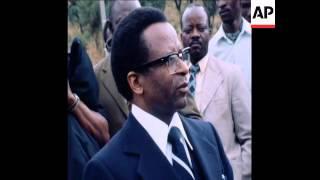 SYND 26 5 77 BLACK NATIONALIST LEADER BISHOP MUZOREWA INTERVIEW