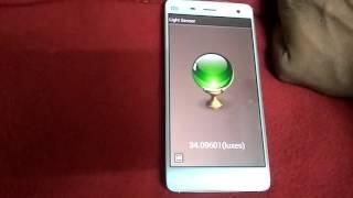 Xiaomi Mi 4 light sensor test