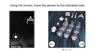 Fix Using the arrows move the person to the indicated seat captcha verification problem solve