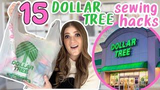 15 Dollar Store Sewing Hacks for $22 - BEST EVER Dollar Tree Sewing Tips