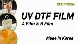 UV DTF (A & B Film) made in Korea