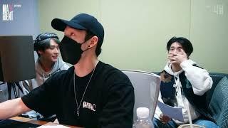 Stray Kids recording 식혀 (CHILL)