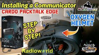 Installing a Helmet Communicator in a BRP Oxygen Helmet | Cardo Packtalk Edge | Step-by-Step Install