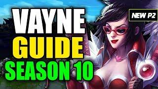 HOW TO PLAY VAYNE SEASON 10 - (Best Build, Runes, Playstyle) - S10 Vayne Gameplay Guide