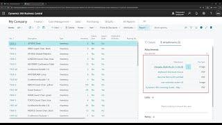 Business Central short video: Adding a FactBox with a list of attachments (Customization)