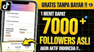 SATU MENIT AJA !! CARA MENAMBAH FOLLOWERS TIKTOK GRATIS - FOLLOWERS TIKTOK GRATIS PERMANEN 2025