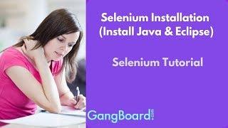 Selenium Installation (Install Java & Eclipse and Download Selenium Jar Files & TestNG Files)