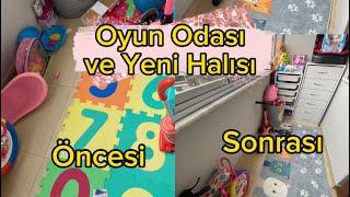 Oyun Odasının Yeni Halısı #reklamdeğil #clean #motivation #günlükvlog #vlog #vlogger #temizlik