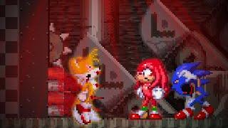 What happens in the duo survival of Tails and Knuckles, if Knuckles only survives? | Sonic.exe SoH!