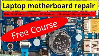 Learn to Diagnose Laptop Motherboard _ Laptop motherboard repair