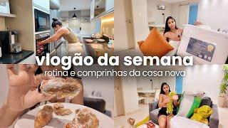 comprinhas para casa nova e decoração, fazendo receita de natal, rotina e como ficou o apto antigo