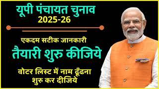 UP Panchayat Chunav 2025 New Date, UP pradhani chunav kab hoga