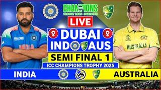 Champions Trophy Live: India vs Australia 1st Semi Final Live | IND vs AUS Live Cricket Match Today