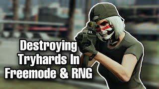 Destroying Tryhards In GTA Online (Come Chat)