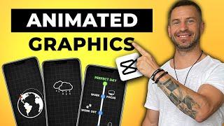3 AMAZING Graphic Animations For Level UP Your Videos | CapCut Tutorial