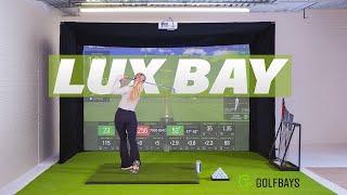 GolfBays Lux Golf Simulator Hitting Enclosure | Premium DIY Golf Enclosure