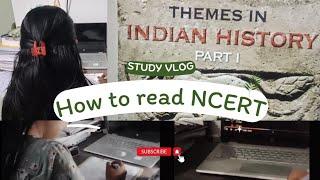 UPSC Study Vlog HOW TO READ NCERT...#vlog#viralvideo#study#trending