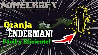 Granja de ENDERMANS EFICIENTE y FÁCIL | MINECRAFT 1.21 - Tutorial