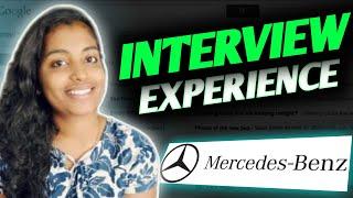 mercedesbenz interview experience | mercedesbenz technical round #mercedesbenz