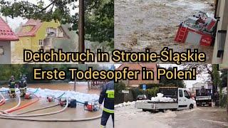 Deichbruch & Flut fordert erste Todesopfer im Süden Polen's - Massive Zerstörung