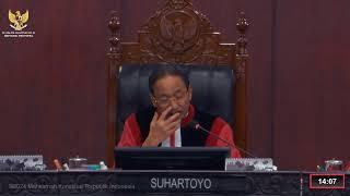 Sidang Perkara Nomor Perkara Nomor 92/PUU-XXII/2024. Kamis, 24 Oktober 2024.