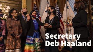 'History is being made, yet again': Secretary of the Interior Deb Haaland