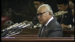 Pidato Presiden Soeharto pada Sidang Pertanggungjawaban RAPBN DPR/MPR RI, 7 Januari 1993 - kaset 1
