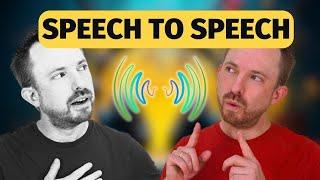 Speech to Speech For Voice Changing and Live Translation