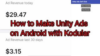 How to Make Unity Ads on Android with Kodular || Part 1