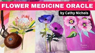 Flower Medicine Oracle by Cathy Nichols #tarotmap #flowermedicineoracle #cathynichols