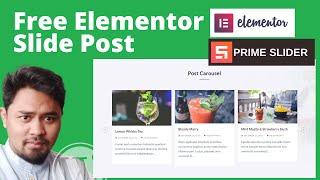 Free Elementor Post Slide Widget  - Elementor Slide Post