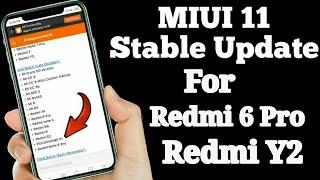 Redmi 6 Pro, Redmi Y2 Start Receiving MIUI 11 Global Stable Update in India, Users Report